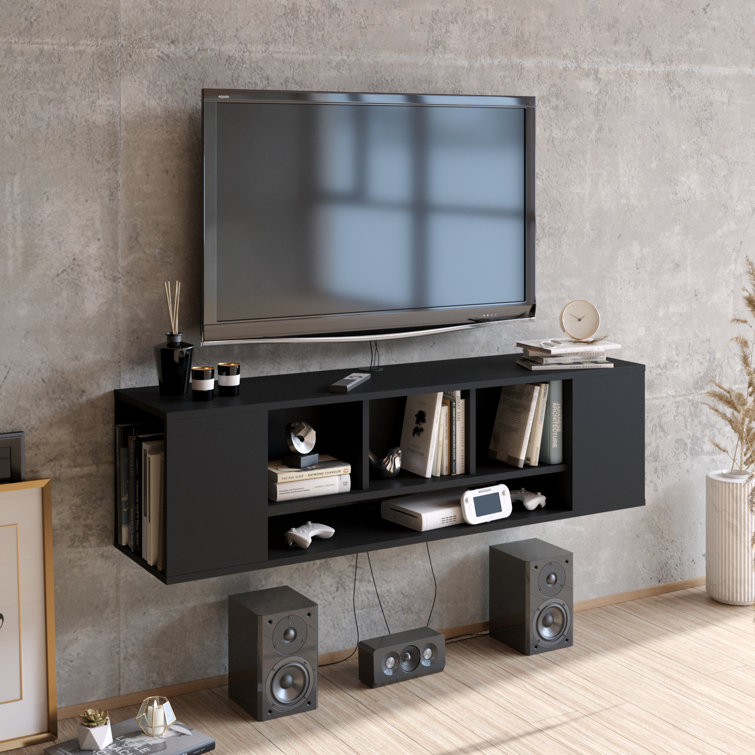 Ebern Designs AbbieJames Floating TV Stand for TVs up to 70" & Reviews